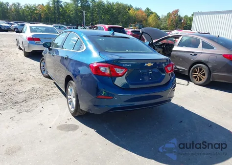 2019 Chevrolet Cruze Lt from USA, damaged, VIN 1G1BE5SMXK7124626